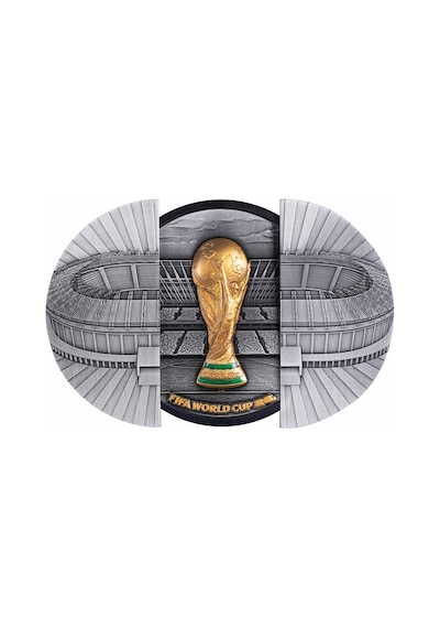 Agakulche Fıfa Dünya Kupası 2026 Mekanizmalı Stadyum Gümüş Sikke Coin