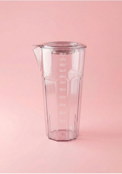 Başucu Kristal Sürahi Kulpsuz - 1.2 Litre