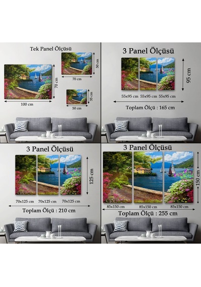 Es10 Dekoratif Baskı Thor Tasarım Kanvas Tablo (95 x 165)