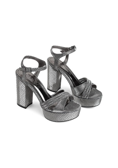 Miss Park Moda Pm08 K2044 Kadın Platform Ayakkabı Platin-platin Platin