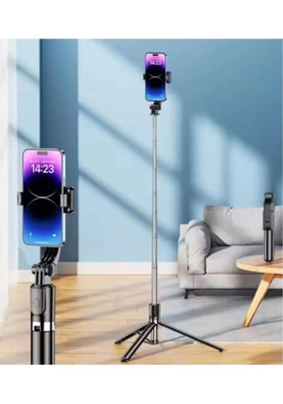 170cm Tripod Ve Selfie Çubuğu Bluetooth Uzaktan Kumandalı Yüksekliği Ayarlanabilir K9 Diğer