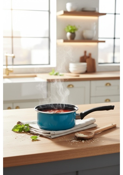 Akayev Emaye 14 Cm Sosluk Mavi
