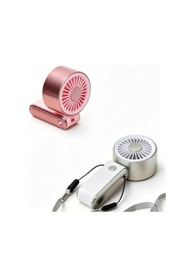 Mini El Fanı 3 Hız Modu, 90 Ayarlanabilir, Boyun Askılı, 15 Cm Kompakt Taşınabilir Fan, Usb Şarjlı, Seyahat, Ofis Ve Günlük, Serinletici Etki, Ym88265 Yeşil