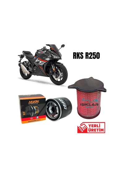 Rks R250 Hava Filtresi Yağ Filtresi İkili Set Bakım Set