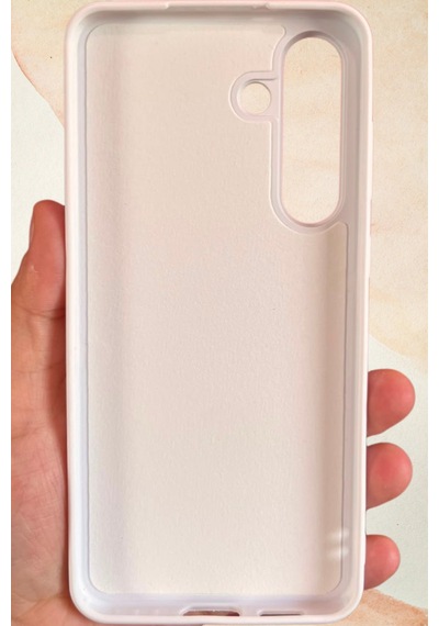 Samsung Galaxy S25 Fe Yıldız Tozu Premium Beyaz Silikon Kılıf