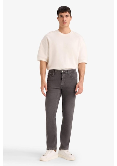 Defacto Sergio Regular Fit Normal Bel Boru Paça Jean Pantolon G5566ax25wnnm55 Gri-nm55