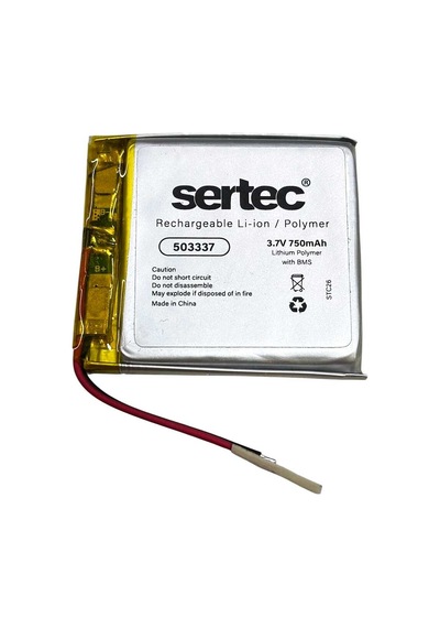 Sertec 503337 3.7v 750 Mah Li-polymer Pil Devreli/1.5a Evimdeyokyok