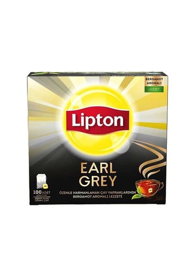 Lipton Earl Grey Bardak Poşet Çay 100'lü 200 Gr 8'li Paket