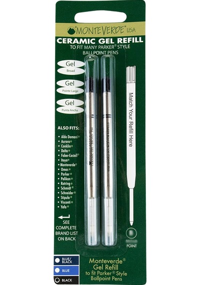 Monteverde Kapaksız Seramik Jel Refil Parker 1.0 Mm Siyah P442Bk