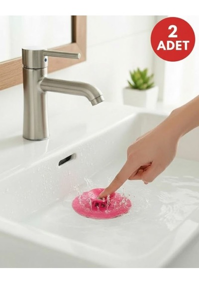 2 Adet Ufo Lavabo Küvet Tıkacı, Lavabo Banyo Gider Tıkacı, Koku Önleyici Duşa Kabin Tıkacı Çok Renkli