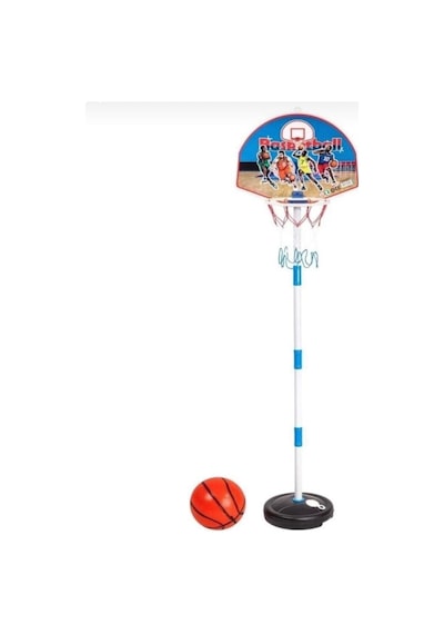 Ayaklı Oyuncak Basketbol Seti Çocuk Basketbol Potası Boy Ayarlanabilir 3 Farklı Boy Seçeneği