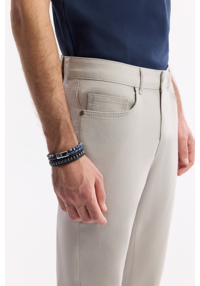 Avva Erkek Taş Klasik Bel Soft Touch Pamuklu Slim Fit Pantolon B003038