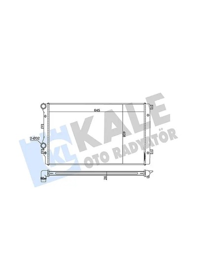 Vw Beetle Motor Radyatoru 1.2 Tsi 2012-2018 Cbzb Kale 353500