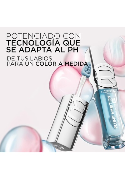 L'oreal Cosmetics Plump Ambition Hyaluron Lip Oil Ph Dudak Parlatıcısı - 113 Icy Blue Diğer