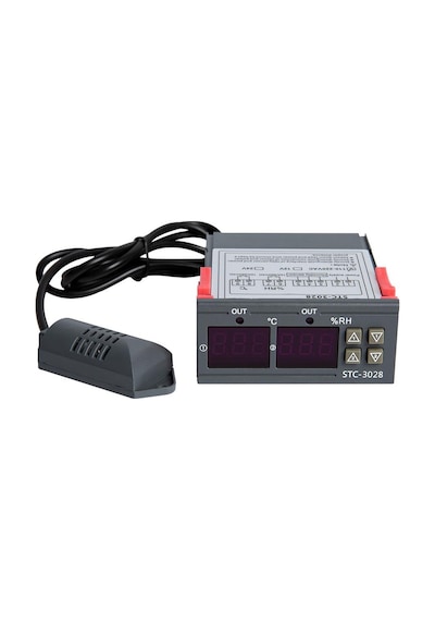 STC-3028 AC 110-220V LCD Ekranlı Nem Sıcaklık Kontrol Modülü