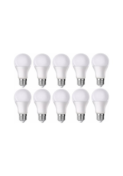 9W Led Ampul Beyaz 10 Adet