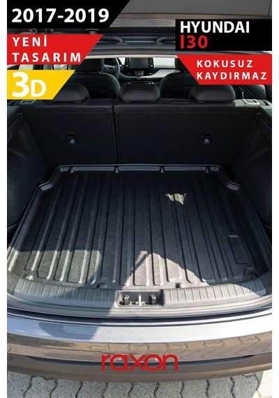 Hyundai İ30 Hb 2017-2019 Üst Bagaj Havuzu 3d Özel Kalıp Su Geçirmez, Kaymaz