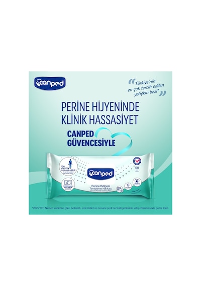 Perine Bölgesi Temizleme Havlusu 50'li X3 Diğer