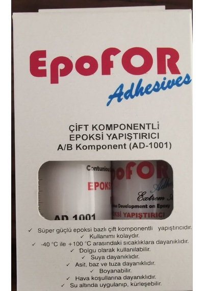 Epofor Ad-1001 Çift Komponentli Epoksi Yapıştırıcı