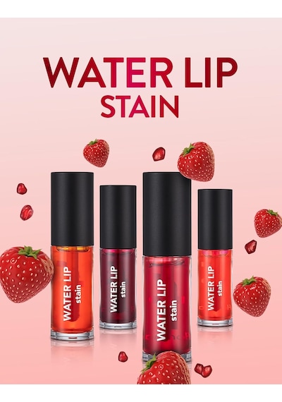Flormar Kalıcı Mat Dudak Tint'i Kırmızı - Water Lip Stain - 002 Love Craft - 8682536042178 Genel