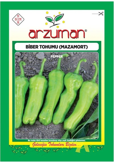 Mazamort Üçburun Biber Tohumu 10 Gr