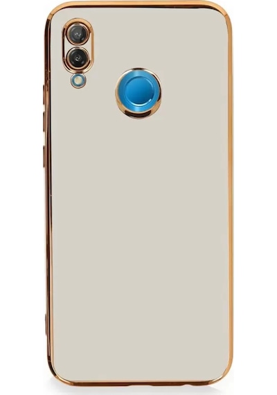Newface Huawei P20 Lite Kılıf Volet Silikon - Beyaz
