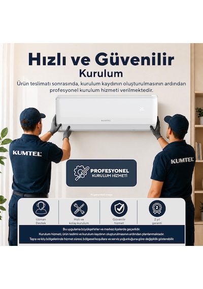 Kumtel Sugi KMSAC-18 18000 Btu A++ Inverter Duvar Tipi Klima