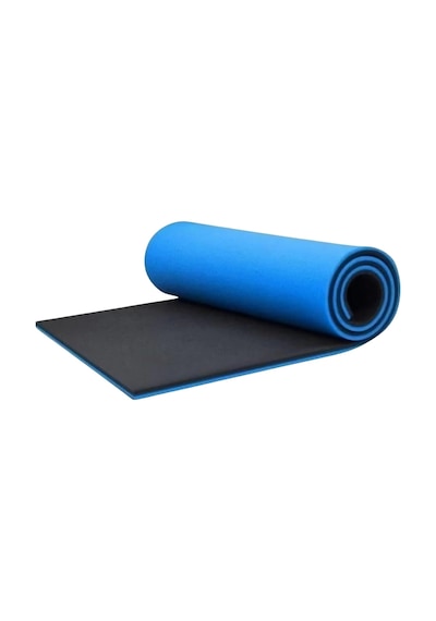 10mm Yoga Matı Mavi Çok Renkli