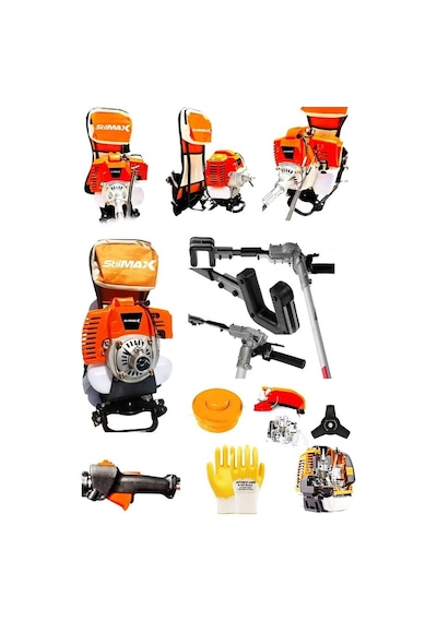 Stilmax ST3263Z Benzinli Sırt Tipi Tırpan Ot Biçme Makinesi + Zeytin Silkeleme