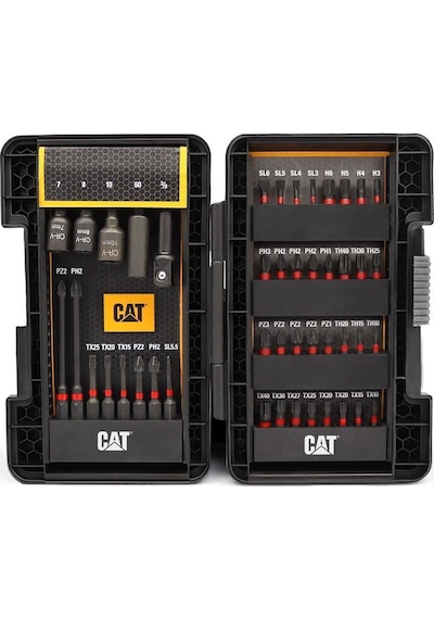 Cat Da01902 Fr Da01902 Manganez Fosfat Alaşımlı Vidalama Uç Seti 45 Parça