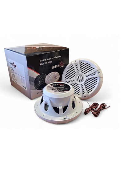 Sealux Marine Hoparlör Su Geçirmez 200w 20 Cm