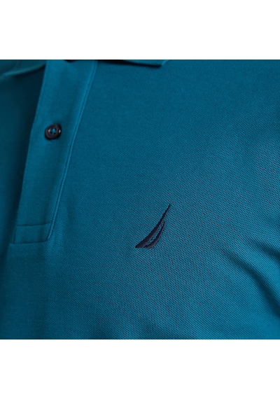 Nautica Erkek Mavi Classic Fit Kısa Kollu Polo Yaka T-shirt Düz K35000t Mavi