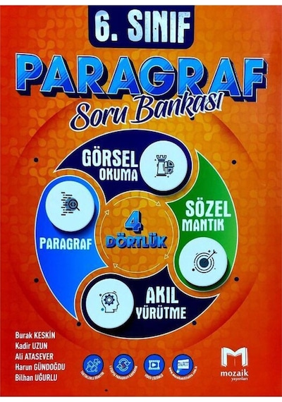 Mozaik Yayınları  6. Sınıf Paragraf Soru Bankası