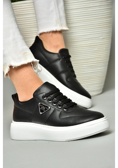 Fox Shoes S274048309 Siyah/beyaz Spor Ayakkabı Sneakers Beyaz - Siyah