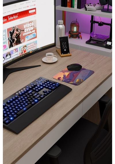 Cowboy Bebop Anime V5 - 22x18 Gaming Gamer Kauçuk Kaymaz Taban Mouse Pad Fare Altlığı