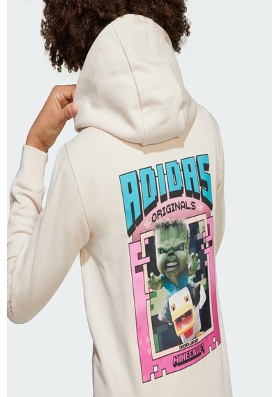 Adidas Unisex Çocuk Beyaz Sweatshirt Gfx Fz Hoodıe Jz9932 Beyaz