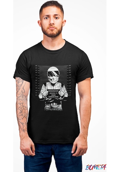 Bumeta Dunsfold Polis Departmanı Suçlu Unisex Tişört T-shirt 001