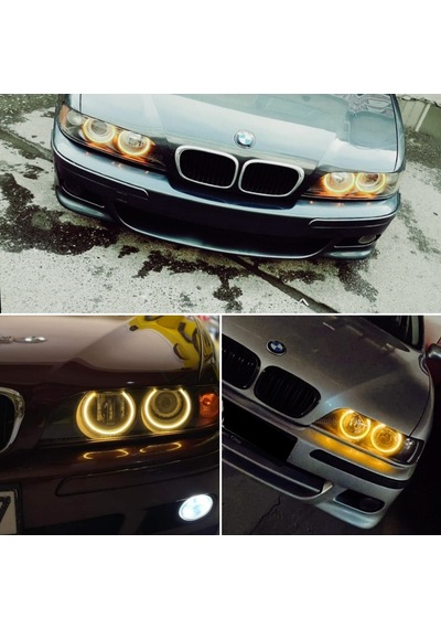 BMW E39 Angel Eyes Halka Sarı Pamuk Led
