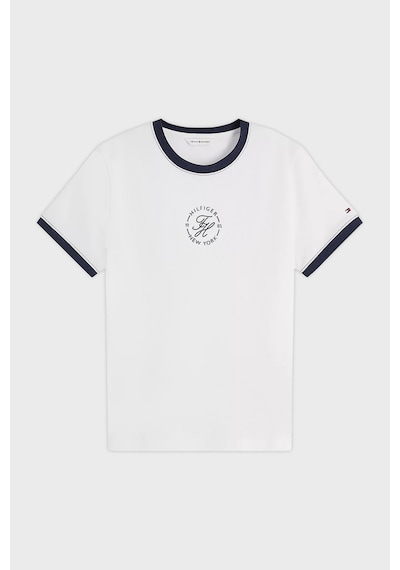 Tommy Hilfiger Regular Fit Bisiklet Yaka T Shirt Kadın T Shirt Ww0ww50032 Ybl Beyaz