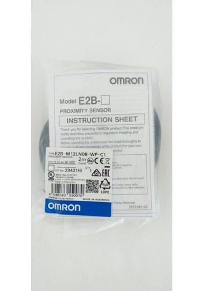Omron Endüktif Sensör E2B-M12Ln08-Wp-C1 2M Kablolu Npn No