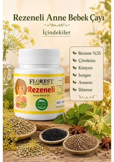 Rezeneli Karışık Bitkisel Çay Anne Bebek Çayı 150 Gr Bitki Çayı - 890403215