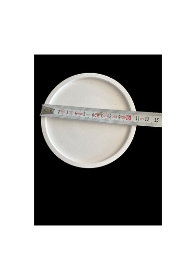 10 Adet Bardak Altlığı Boyasız Taş Tozu Yapımı 11 Cm Çap