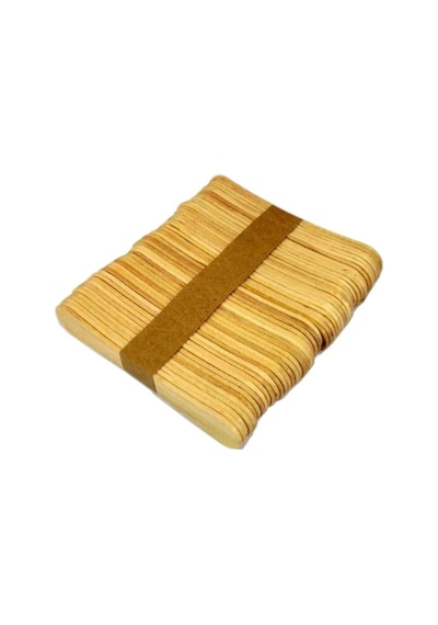 Ahşap Dil Basma Çubuğu Naturel -paket Içi 50 Adet - 150x18 Mm Abeslang