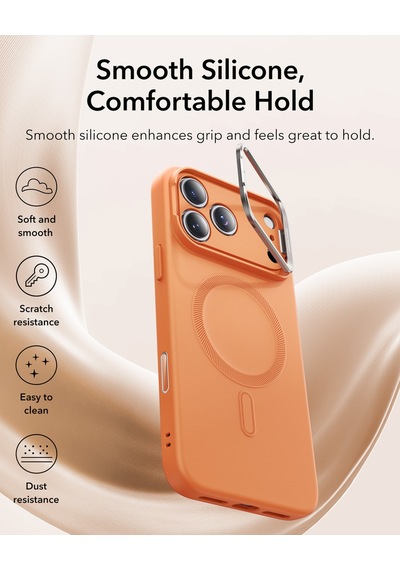 Apple iPhone Uyumlu  17 Pro Max Cloud Soft Kılıf + Kamera Lens Koruyucu Seti Çok Renkli