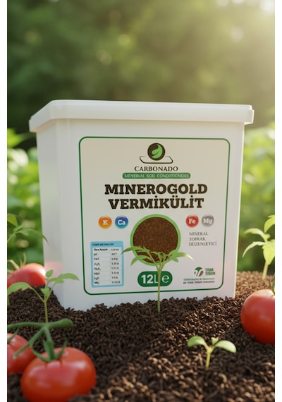 Minerogold Vermikülit 12 Litre Yüksek Hacimli Organik Su Tutucu Tarım Ve Bahçe İçin Diğer