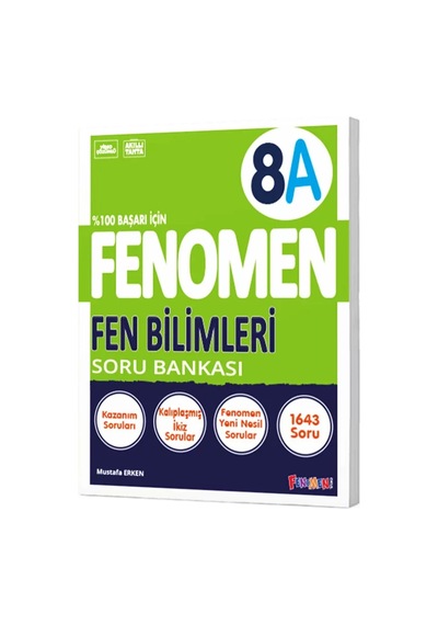 Fenomen Yayınları 8 Sınıf Fen Bilimleri A Soru Bankası Lgs