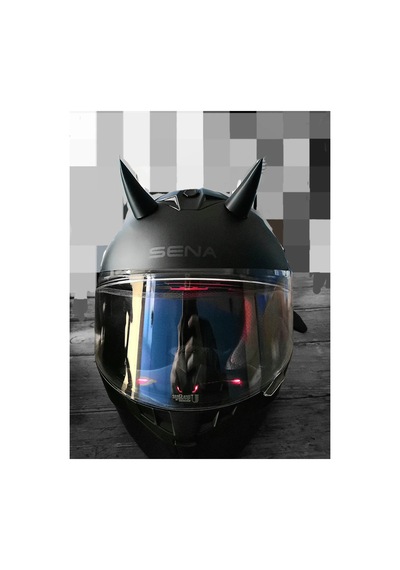 Szdesing Kask Üstü Boynuz Şeytan Boynuzu Kask Motorsiklet Aksesuarı Diğer