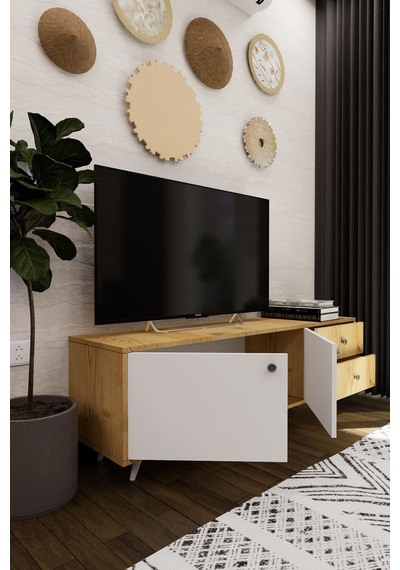 Leder Modern Dekoratif Tv Ünitesi Televizyon Sehpası Atlantik... Atlantik Çam Leder Modern Dekoratif Tv Ünitesi Televizyon Sehpası Atlantik... Atlantik Çam
