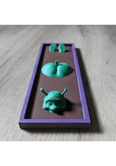 Shrek Figürlü Tütsülük - 22 Cm 3d Yazıcıyla Üretilmiş