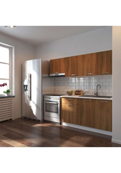 Tdesigno Miray Hazır Mutfak Dolabı 200 CM Ceviz